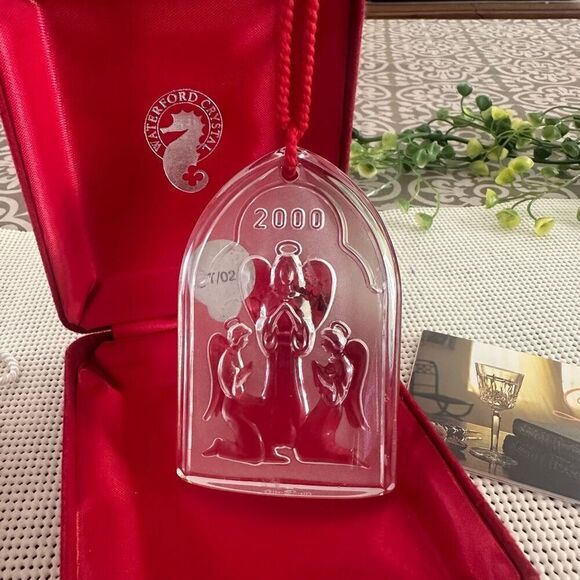 Waterford Crystal ANGELS Ornament 2000 Y2k The Nativity Collection Vintage - Picture 2 of 6